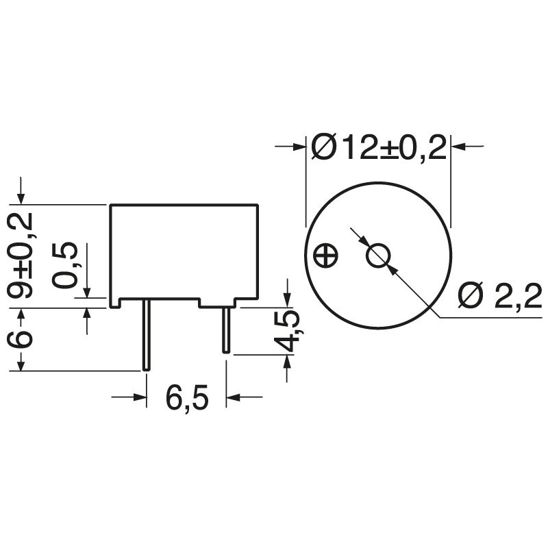 BUZZER da 1 a 2 V
