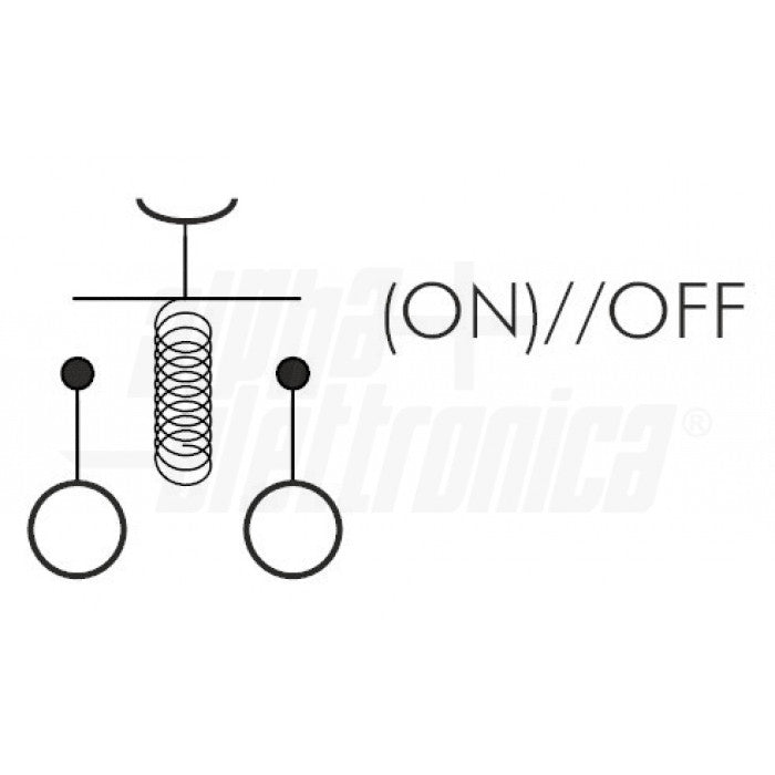 Pulsante Rosso 1P N.A.