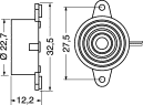 BUZZER PIEZO CIRCOLARE da 3 a 20 V