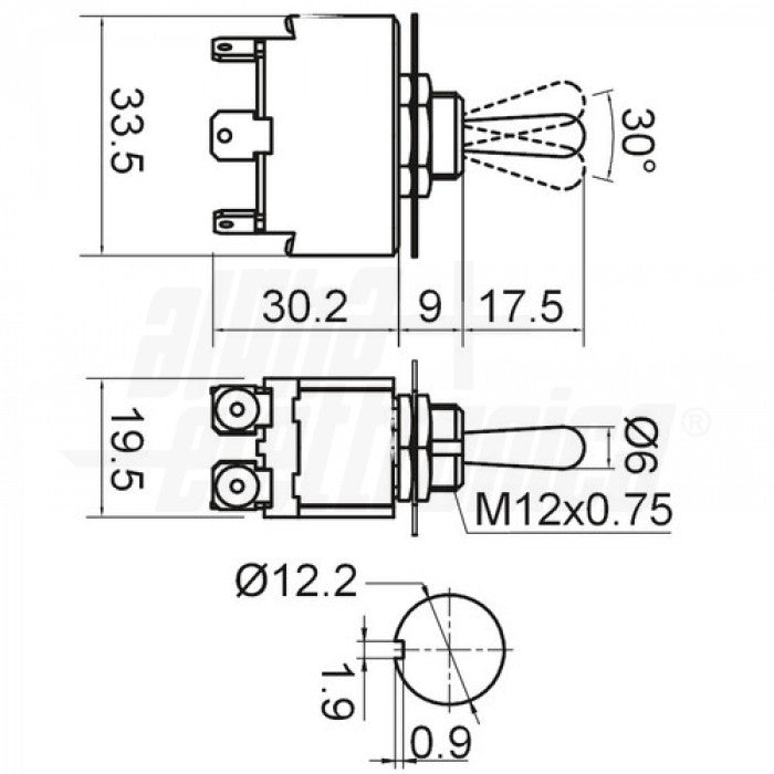 Interruttore Deviatore  075