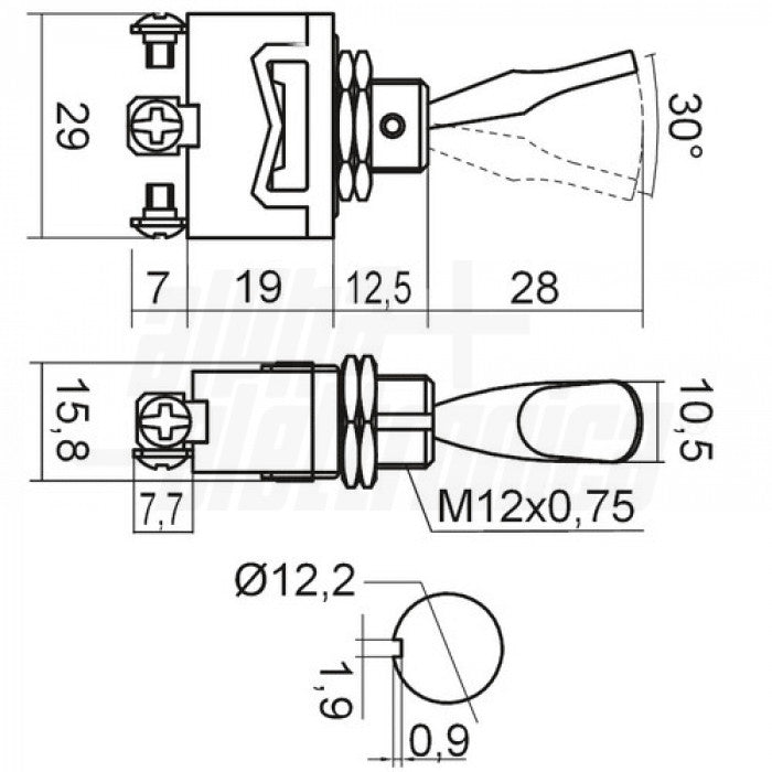 Interruttore Deviatore   078