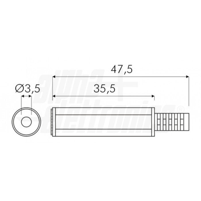 Presa jack 3,5mm Stereo 4 poli