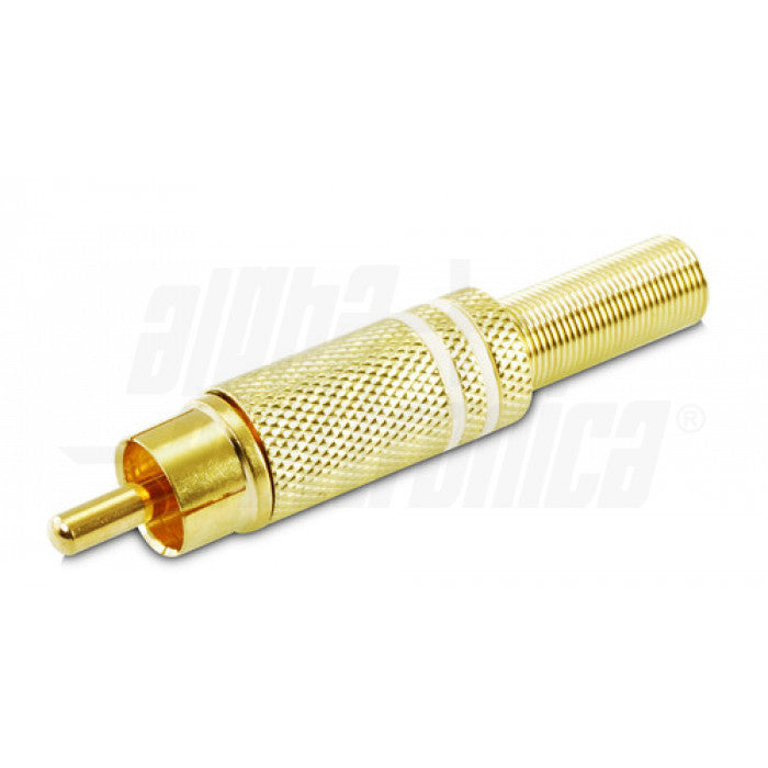 4x Connettore RCA placcato oro 24k - qualità OTTIMA audiophile plug 4x Connettore RCA placcato oro 24k - qualità OTTIMA audiophile plug