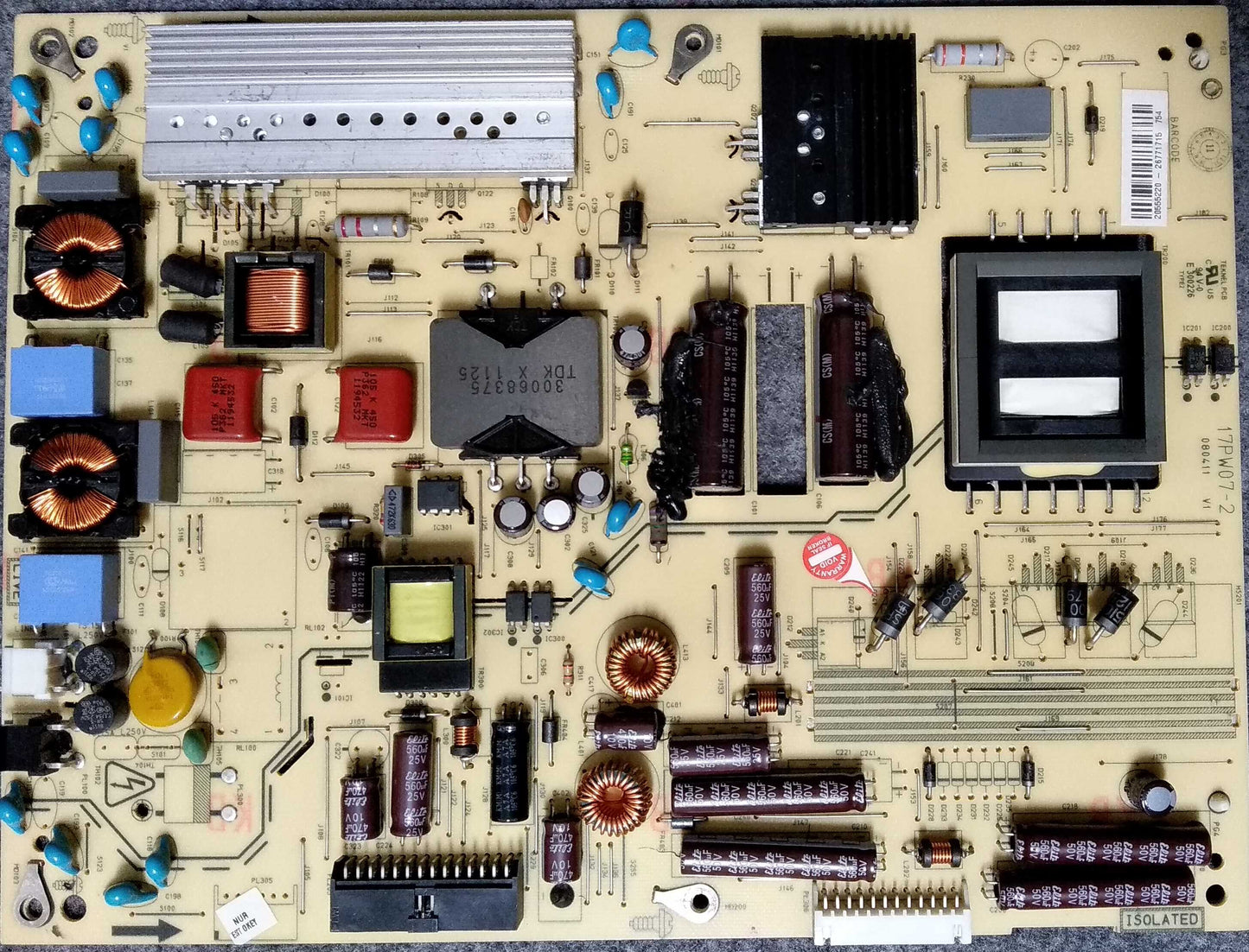 17PW07-2 scheda alimentazione