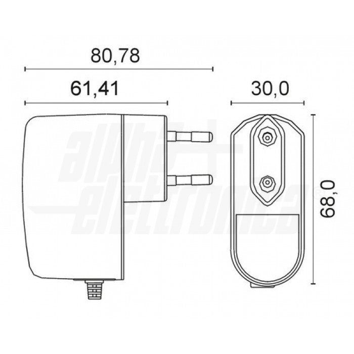 Alimentatore switching  5Vdc  2,5A