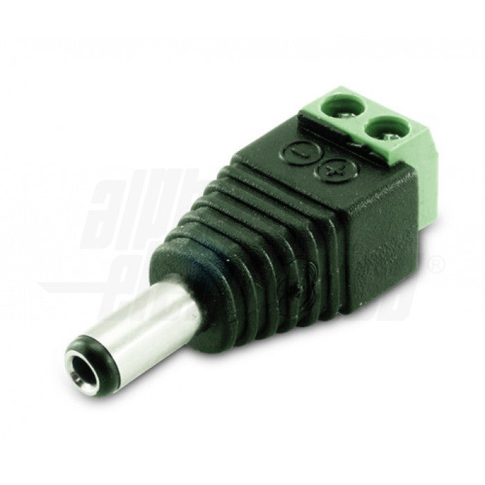 Set 2 Pz Connettore Dc 2,5x5,5mm Spina Alimentazione Dritto Per Telecamera C 074 636473 - Foto 3