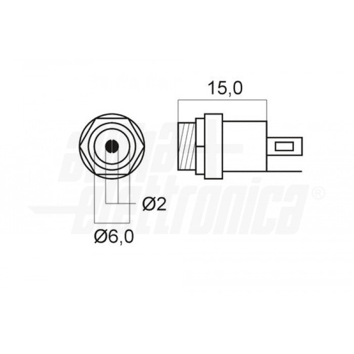 Presa di alimentazione da pannello