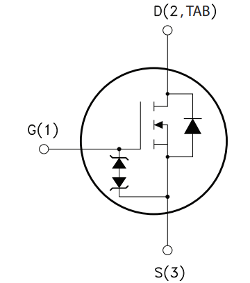 Transistor STP9NK60ZFP MOSFET