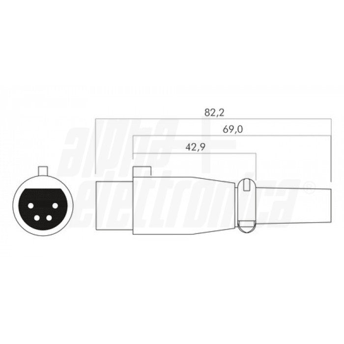 Canon Presa XLR  4 poli