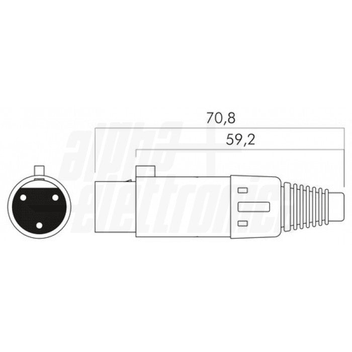 Canon Presa XLR  3 poli