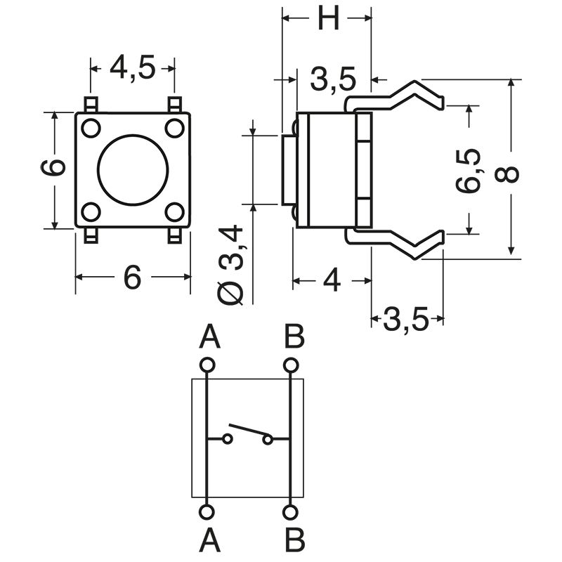 MICROPULSANTI 6x6x4.3