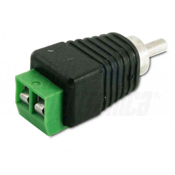 RCA maschio a morsetto