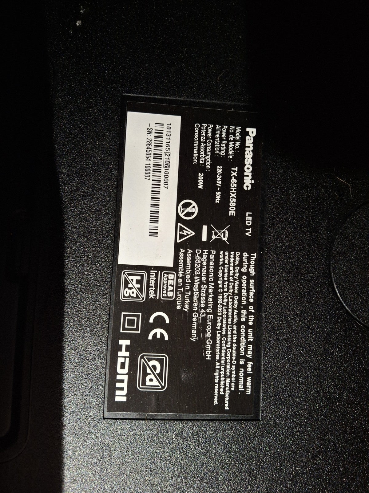 PANASONIC 17MB230 Scheda MADRE