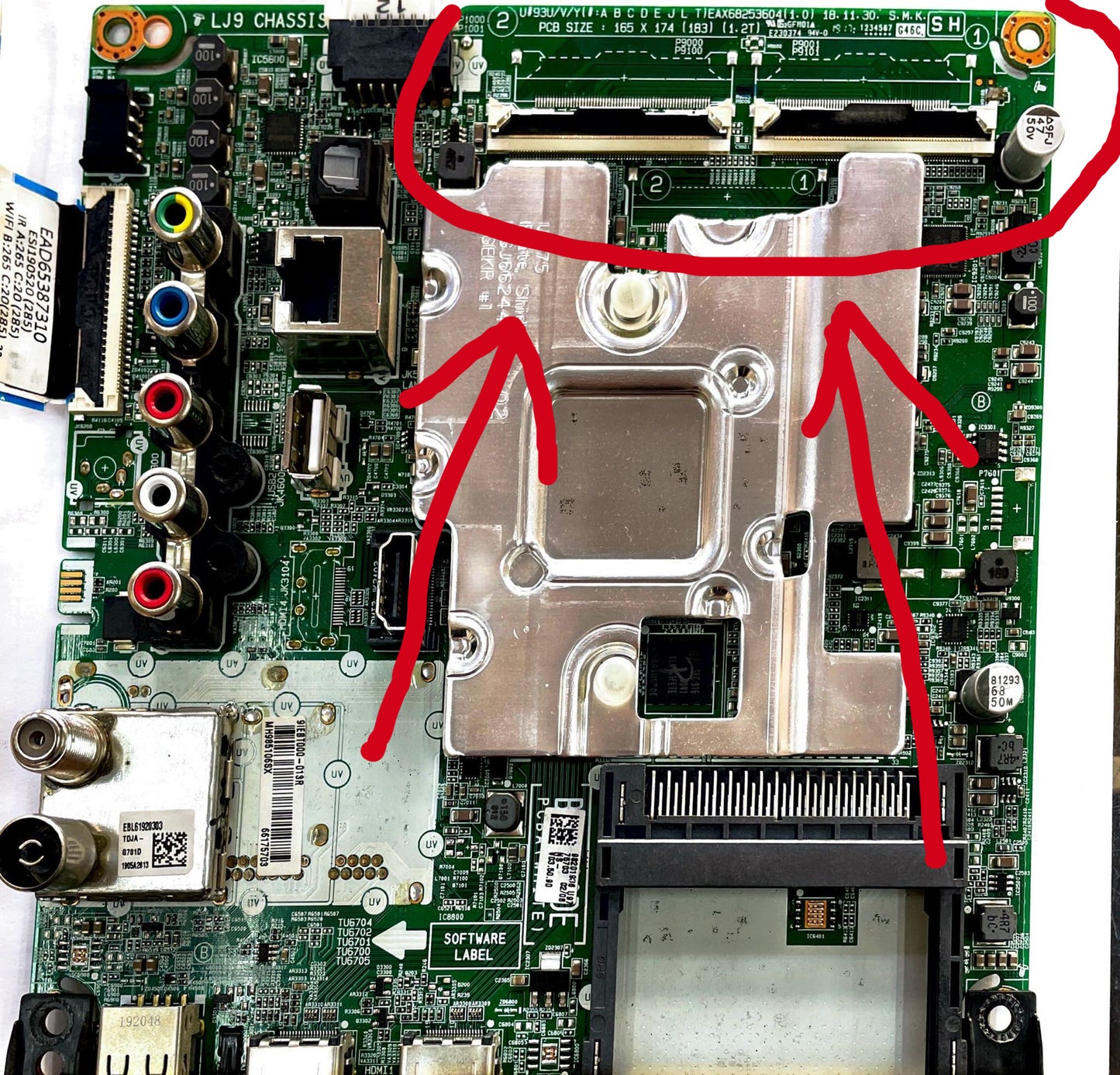 LG EAX68253604 (1.0) EBL61920303 Scheda Madre