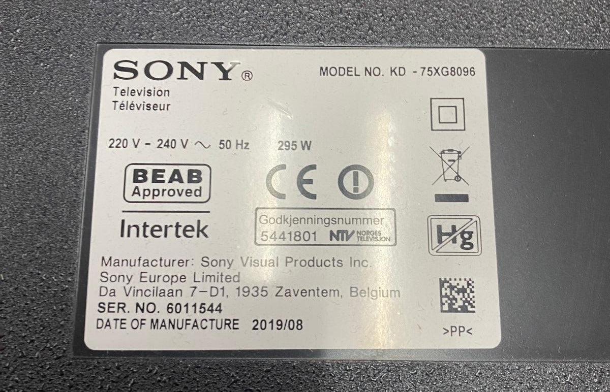 SONY 1-982-454-41 Scheda madre