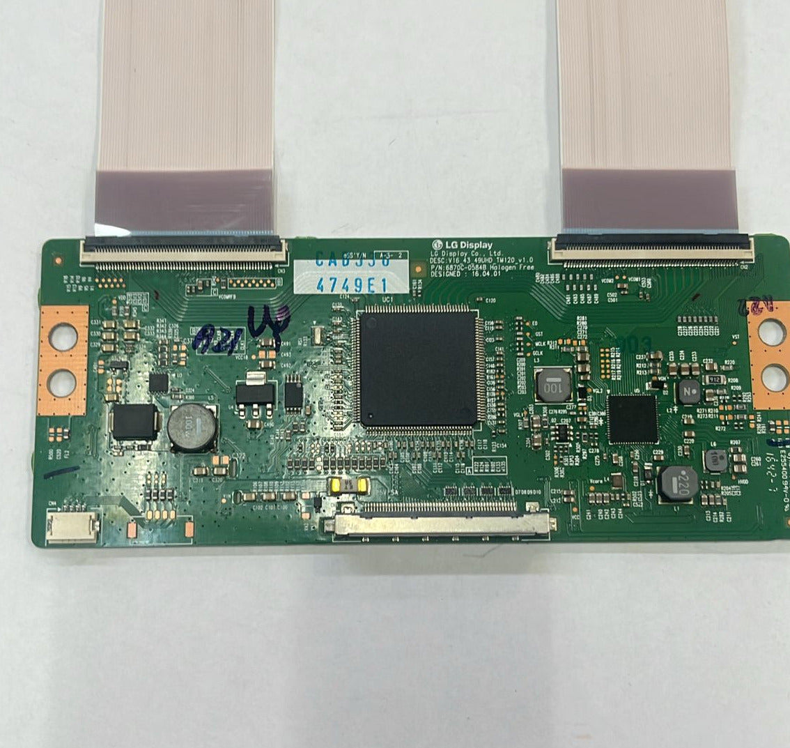 6870C-0546A - V15 55UHD 120Hz Control V0.9 - LC550DQF-FHA1-8B1 - T-Con Board - TCON17 6870C-0546A - V15 55UHD 120Hz Control V0.9 - LC550DQF-FHA1-8B1 - T-Con Board - TCON17