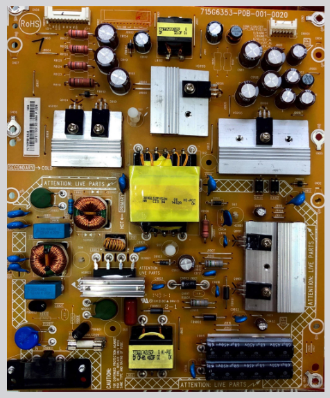 PHILIPS 715G6353-P0B-001-0020 Scheda Alimentazione