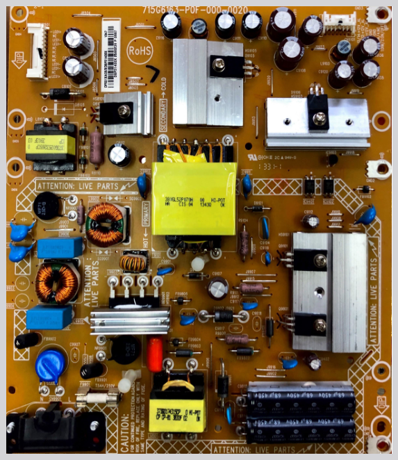 PHILIPS 715G6163-P0F-000-0020 Scheda Alimentazione