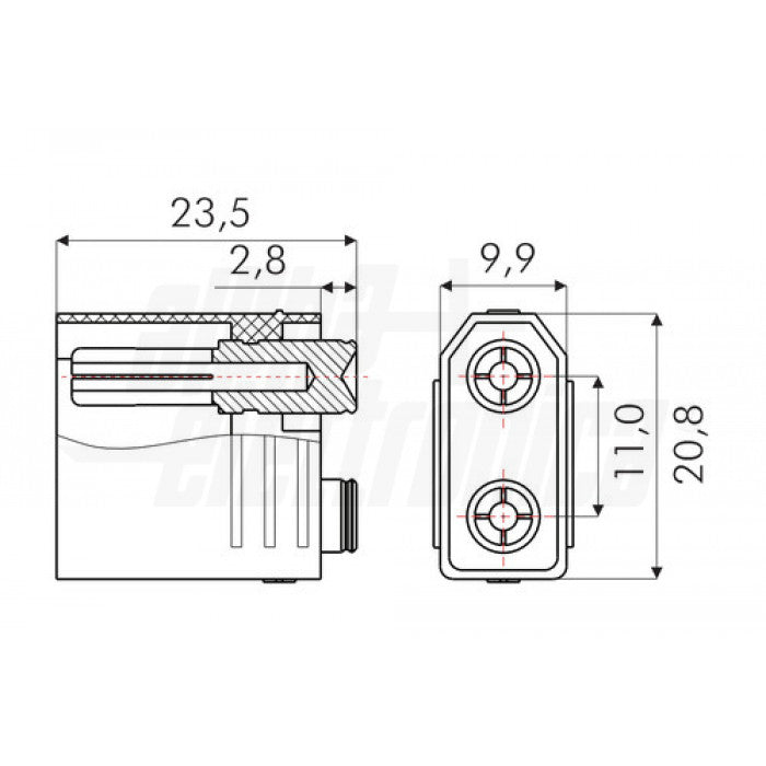 Connettore XT90 Maschio