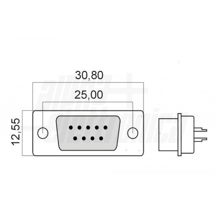 Connettore vaschetta Maschio
