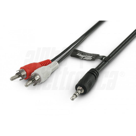 Cavo  jack 3,5  2  RCA  5m