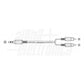 Cavo  jack 3,5  2  RCA  5m