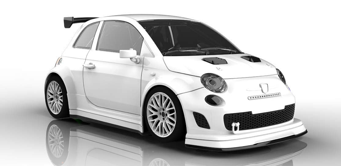NSR 1051sw kit Carrozzeria Bianca ABARTH 500