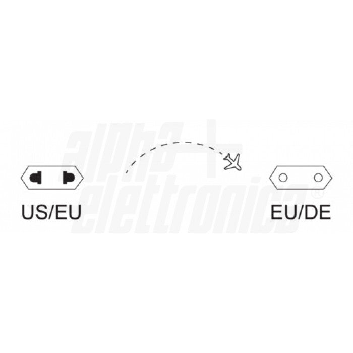 Adattatore  da presa America/Europa a spina Europa