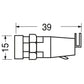 Portafusibile da pannello 5x20mm