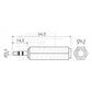 Adattatore Jack 3,5mm 6,3mm Stereo