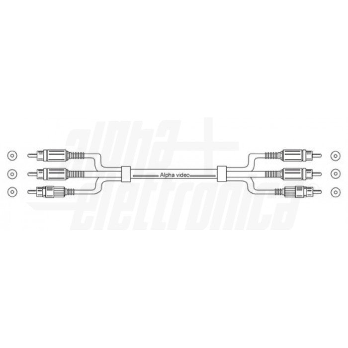 Cavo RCA 3  RCA 3  1,5m