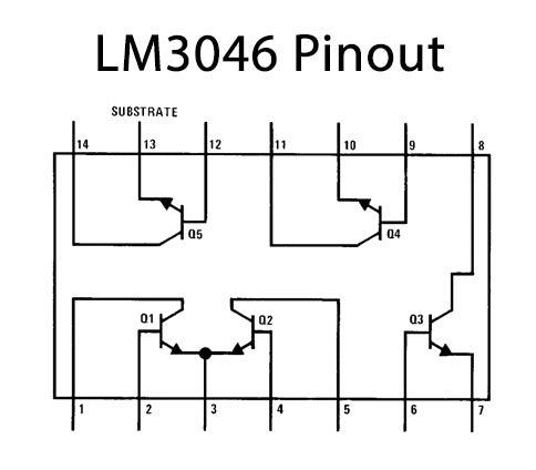 INTEGRATO LM3046 CA3046
