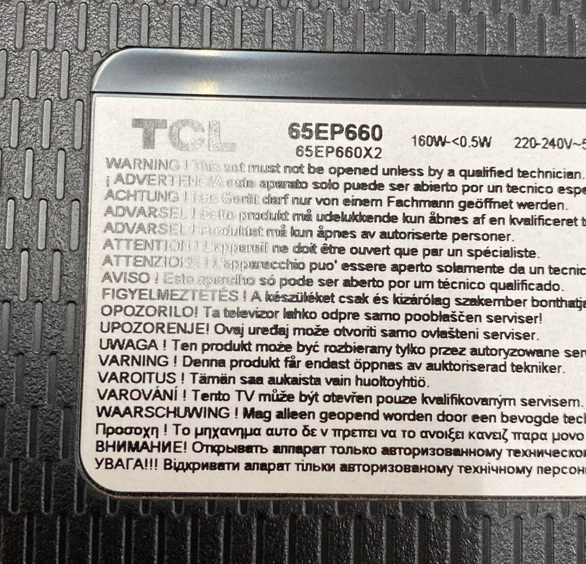 TCL 40-RT51H1-MAD2HG Scheda MADRE