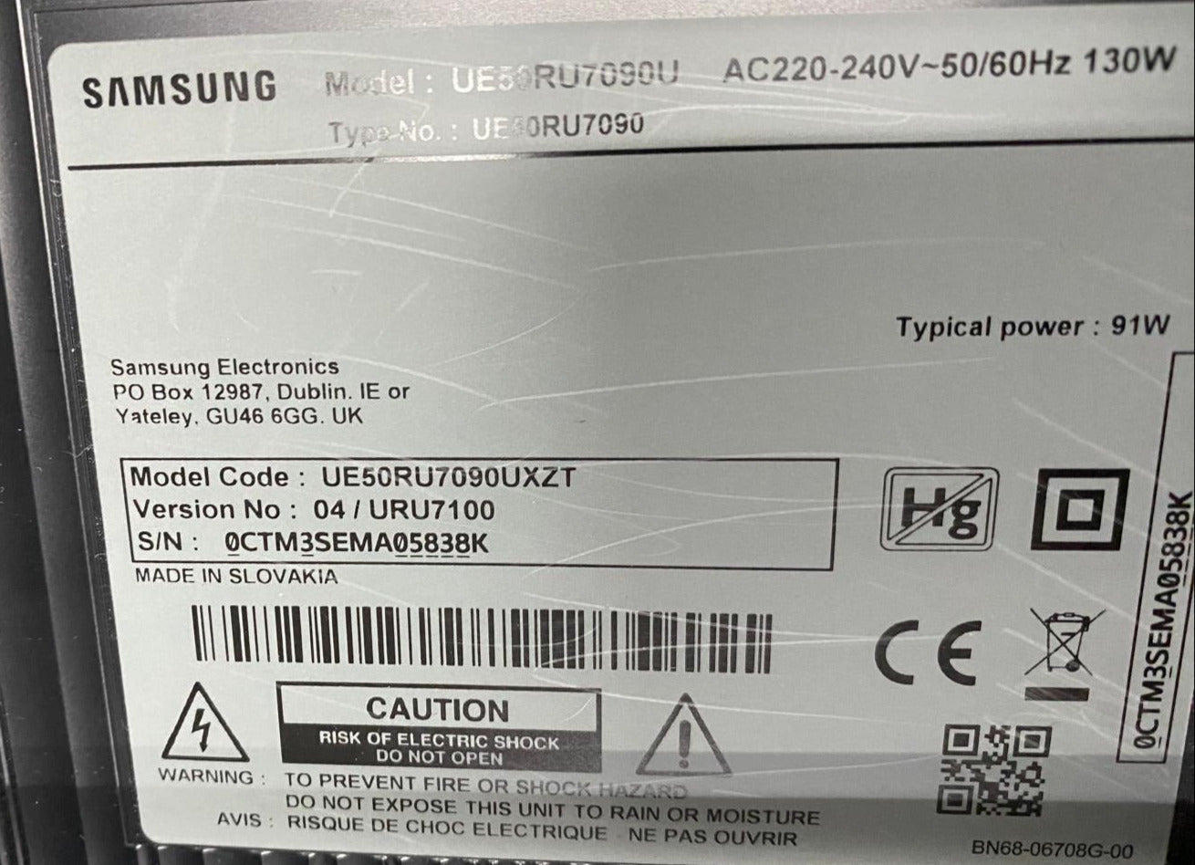 SAMSUNG BN94-14756K BN41-02703A