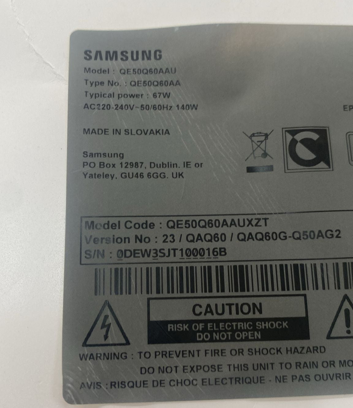 SAMSUNG BN41-02844D BN94-17493P
