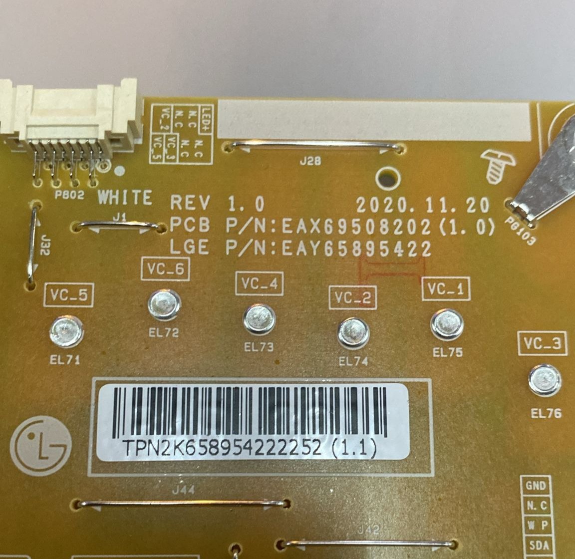 LG EAX69508202 EAY65895422 ALIMENTAZIONE