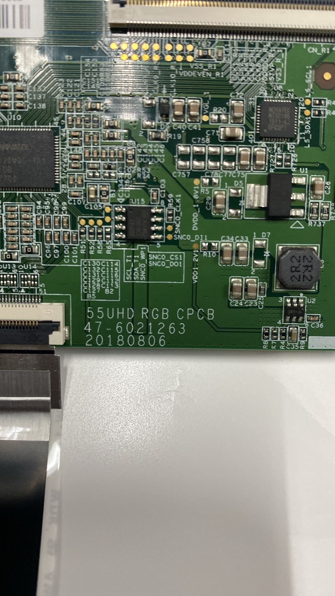 PHILIPS HV550QUB-H82 T-CON