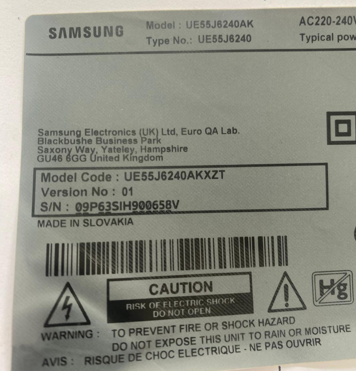 SAMSUNG BN94-11098E BN41-02353B SCHEDA MADRE