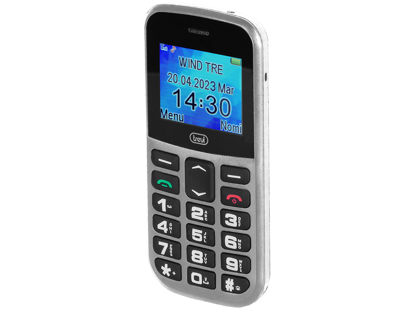 TREVI  telefono cellulare GMS 2G 0MAX2006 ARGENTO