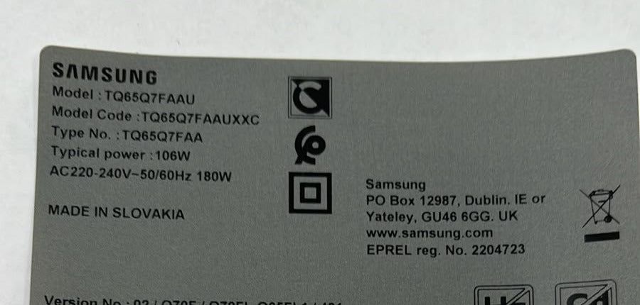 SAMSUNG BN94-18652Q BN41-03347