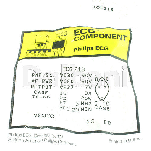 TRANSISTOR  ECG218