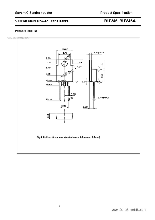 BUV46 TRANSISTOR
