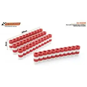 SCALEAUTO SC-10224B GOMME PER GUARD RAILS BARRIERA