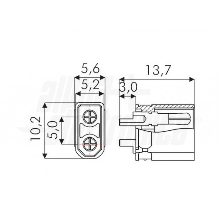 Connettore XT30 Maschio